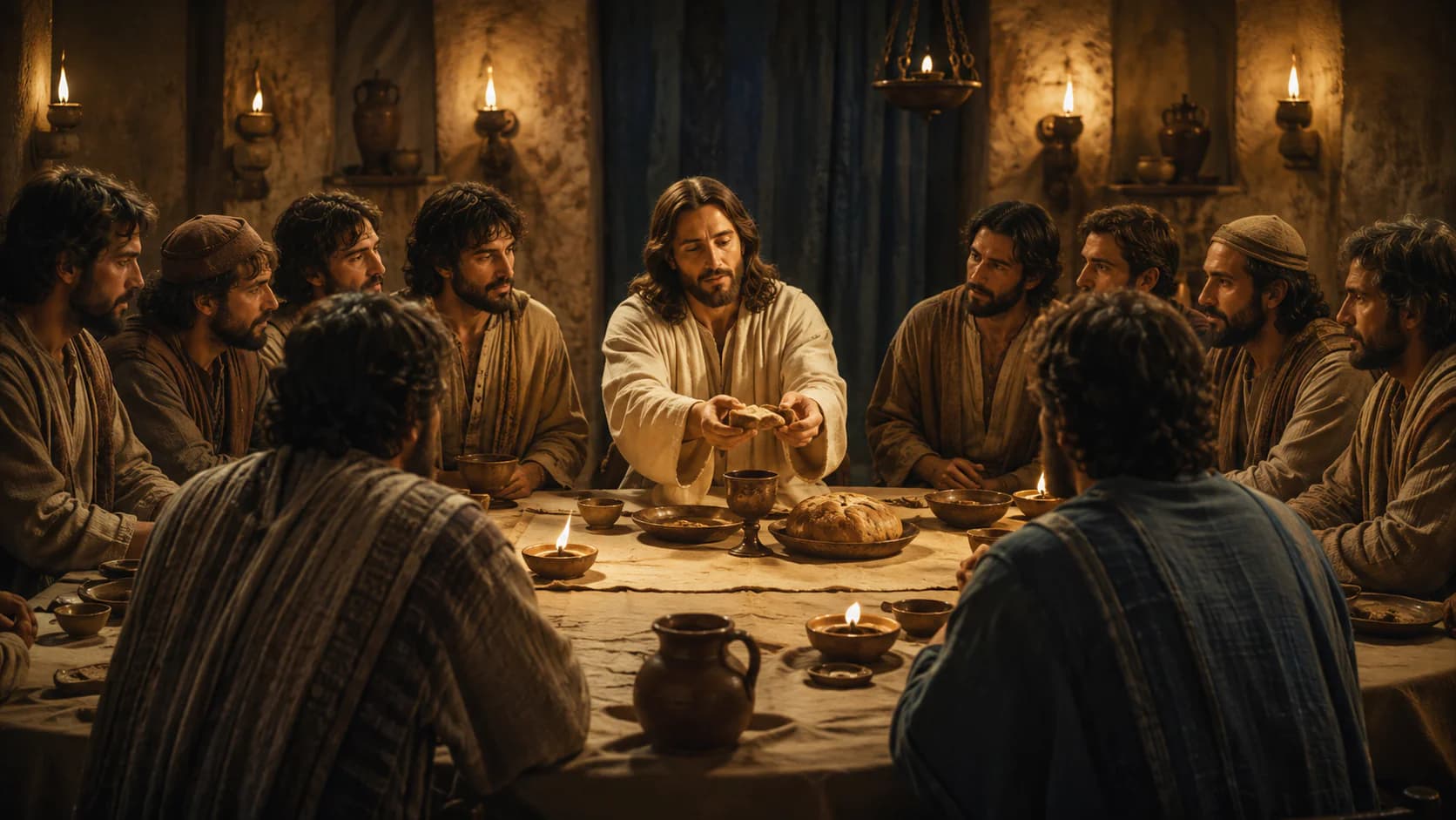 The Last Supper represented in devotional artwork