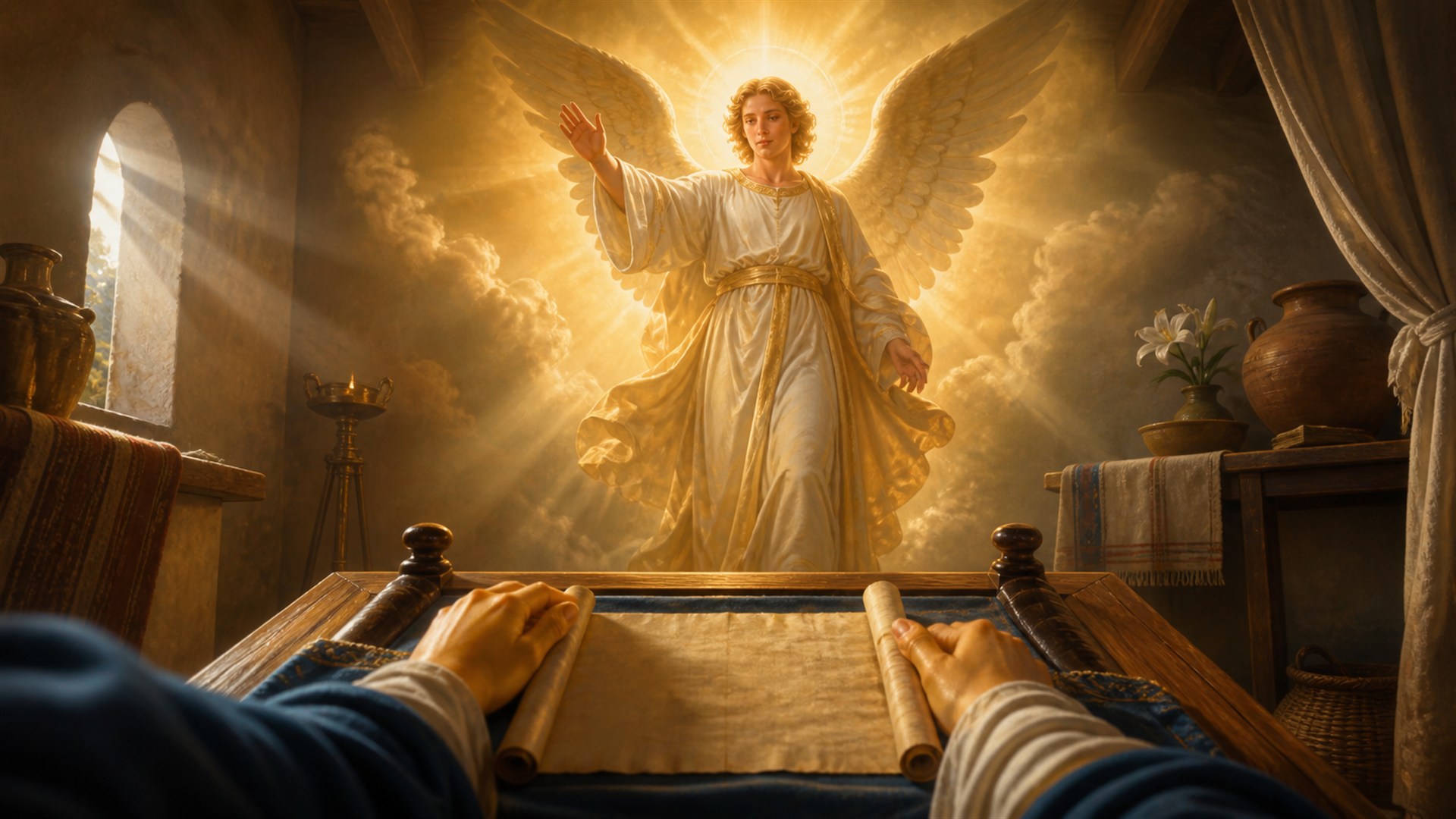 The Angel Gabriel at the Annunciation